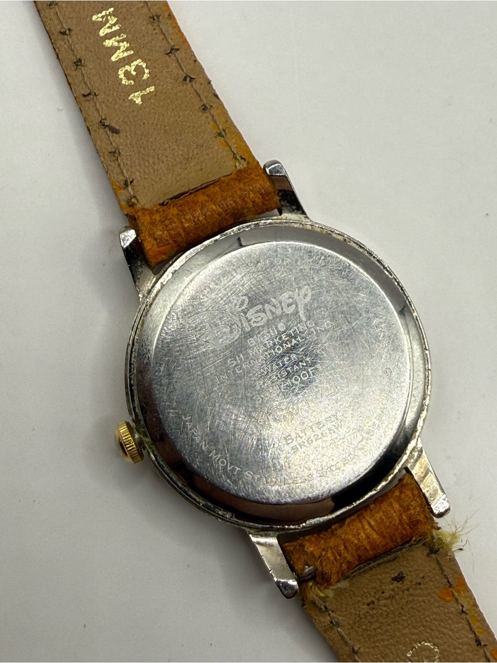 Vintage Mickey Mouse Disney Seiko Women's Watch (New Battery) Brown Band MC0174 - Picture 11 of 11
